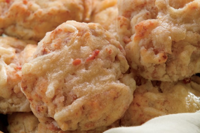 Country Ham and Cheese Biscuits