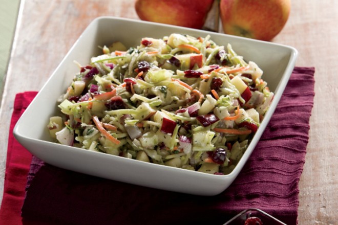 Apple Cranberry Coleslaw