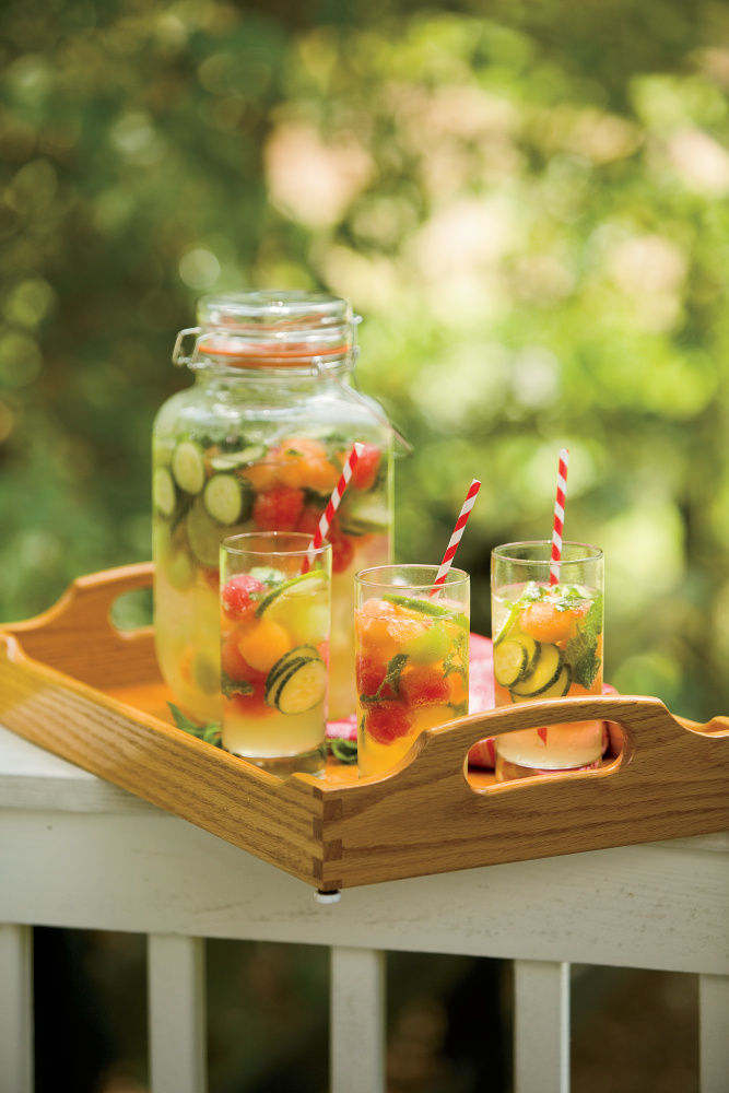 Cucumber, Melon and Mint Sangria