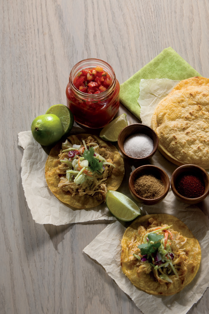 Zesty Slow Cooker Chicken Tacos