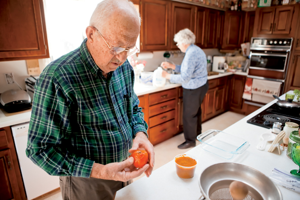 Jerry and Barbara Lehman of Lehman Persimmon Farms in Terre Haute Jerry and Barbara Lehman of Lehman Persimmon Farms in Terre Haute