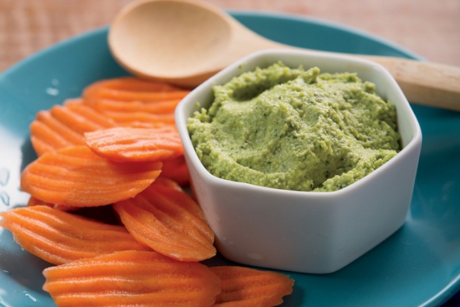 Edamame and Sweet Pea Dip