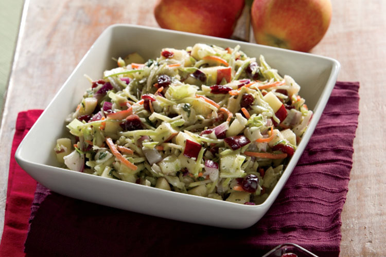 Apple Cranberry Coleslaw