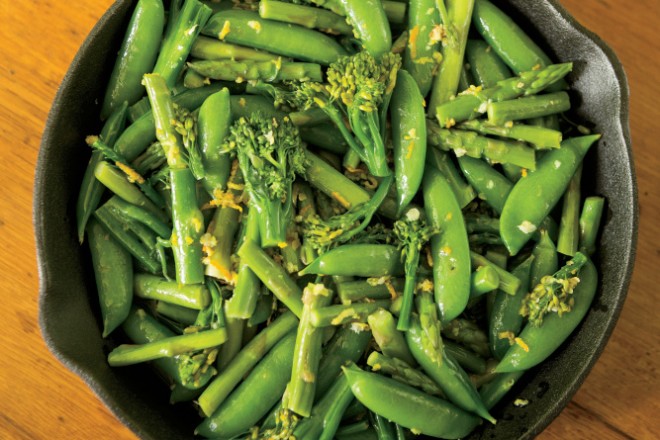 Ginger Orange Spring Vegetables