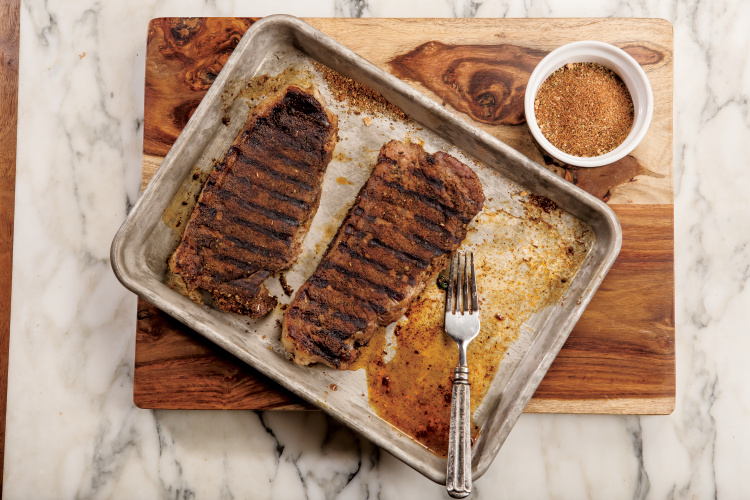 Grilled Cajun Beef Steaks