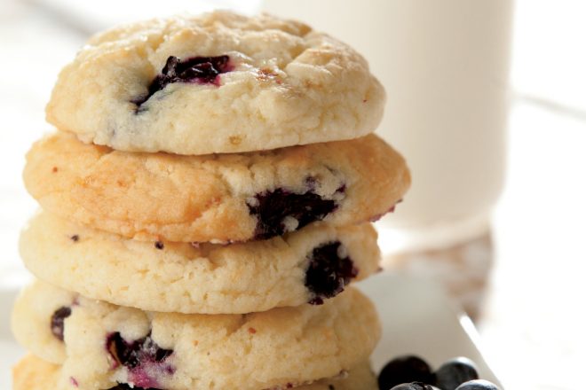 Blueberry Drop Cookies