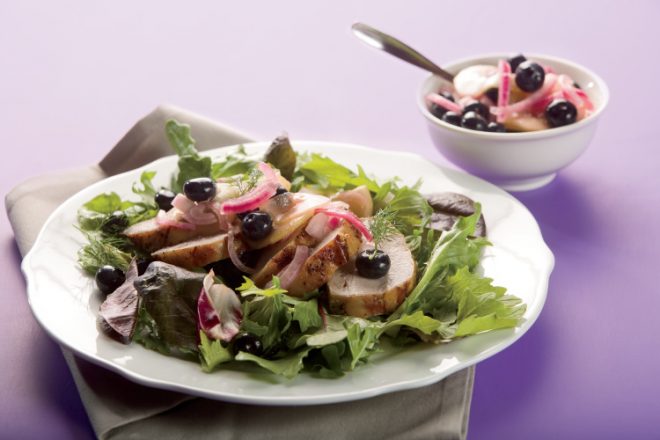 Quick Blueberry Pickles