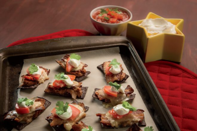 Red, White and Blue Nachos