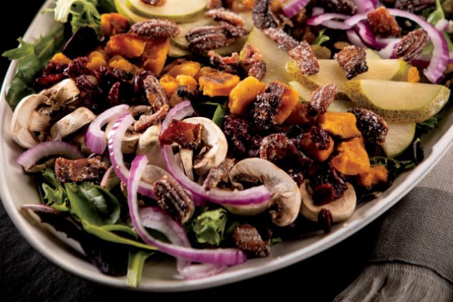 Layered Autumn Harvest Salad