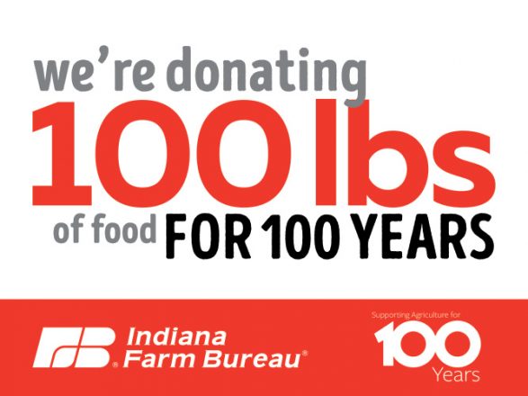 100 Pounds for 100 Years logo